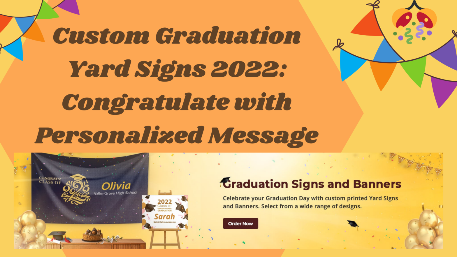Custom Gradaution Yard Signs 2022