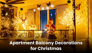 apartment balcony christmas decorations