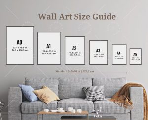 wall art size guide