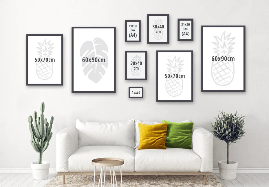 wall art size guide