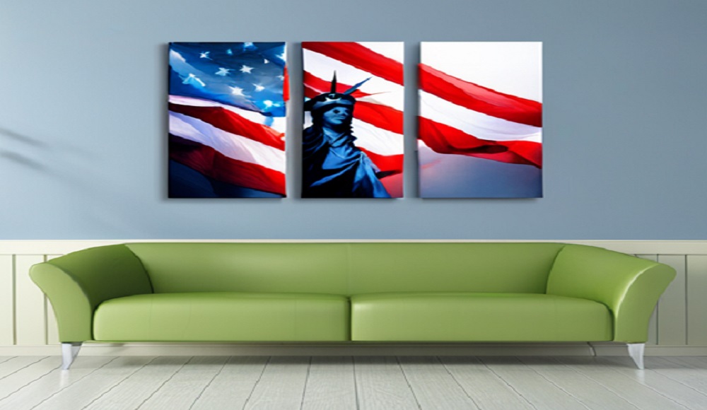Patriotic Wall Decoration Ideas for 4th of July